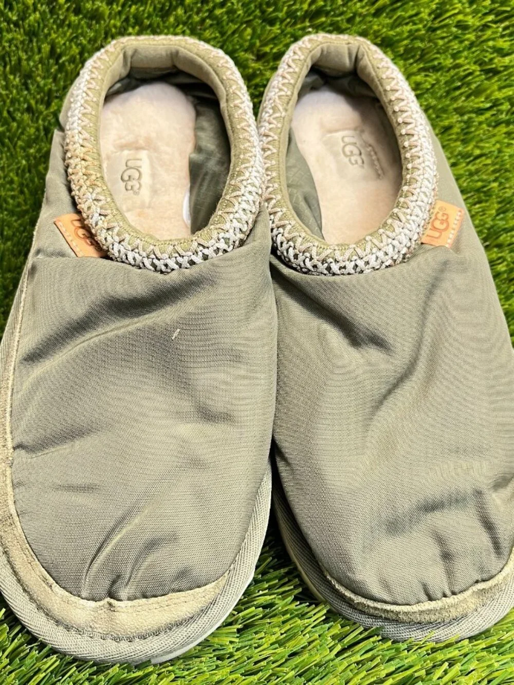 UGG Tasman Mens Size 9‎ Green Casual Classic Outdoor Slip On Slippers Shoes